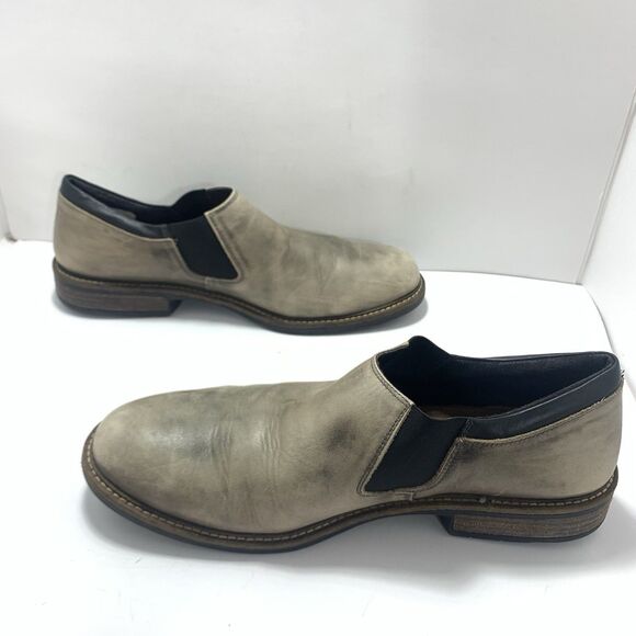 Naot Men’s Director Slip On Leather Gray Black Shoes Size 12-12.5 US main image 8